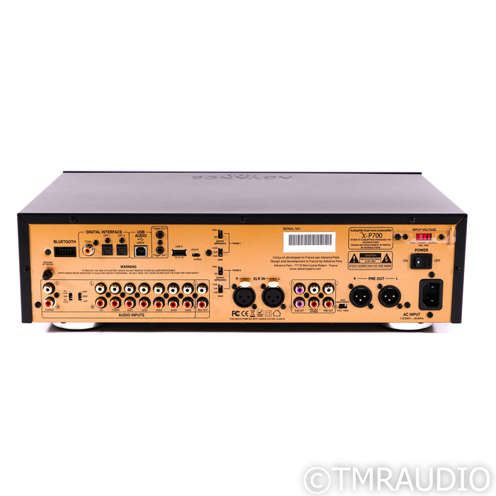 Advance Paris X-P700 Dual-Mono Preamplifier; MM / MC Phono