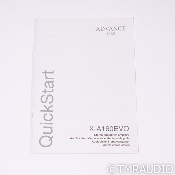 Advance Paris X-A160 EVO Stereo Power Amplifier
