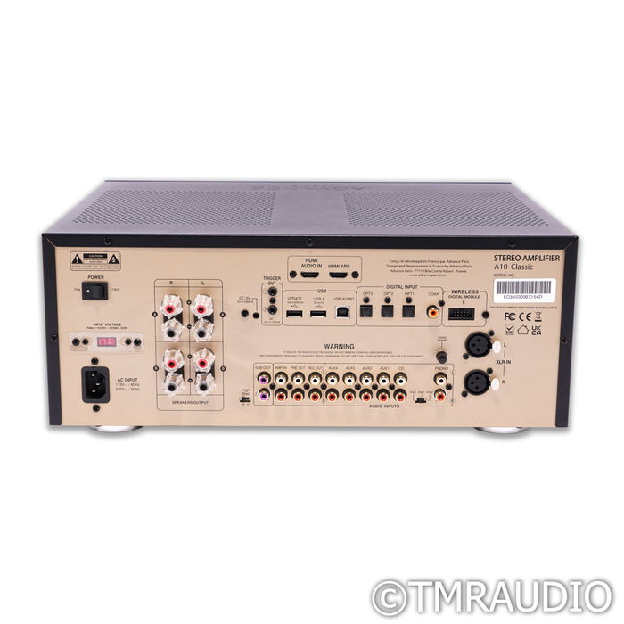 Advance Paris A10 Classic Stereo Hybrid Integrated Amplifier; MM Phono