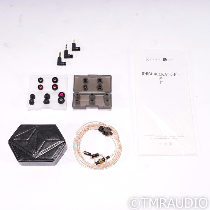 Final Audio Shichiku Kangen In-Ear Monitors / Headphones; IEMs