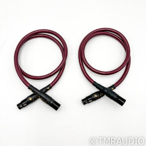 Cardas Golden Cross XLR Cables; 1m Pair Balanced Interconnects