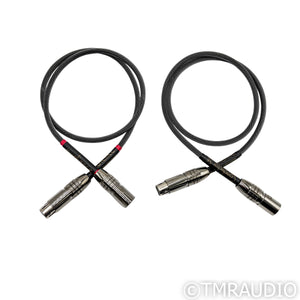 Audience Conductor SE XLR Cables; 1m Pair Balanced Interconnects