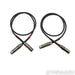 Audience Conductor SE XLR Cables; 1m Pair Balanced Interconnects