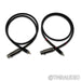 Audience Conductor SE XLR to RCA Cables; 1m Pair Interconnects