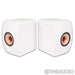 KEF LS50 Meta Bookshelf Speakers; Mineral White Pair