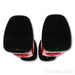 Focal Sopra No 1 Bookshelf Speakers; Imperial Red Pair with Stands