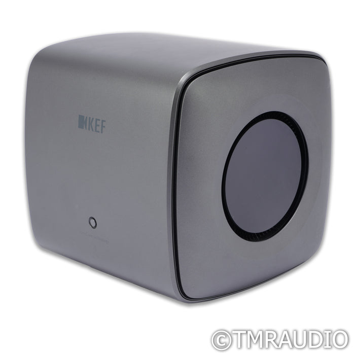 KEF KC62 Dual 6.5" Powered Subwoofer; Titanium Grey w/ Wireless Adapter Kit