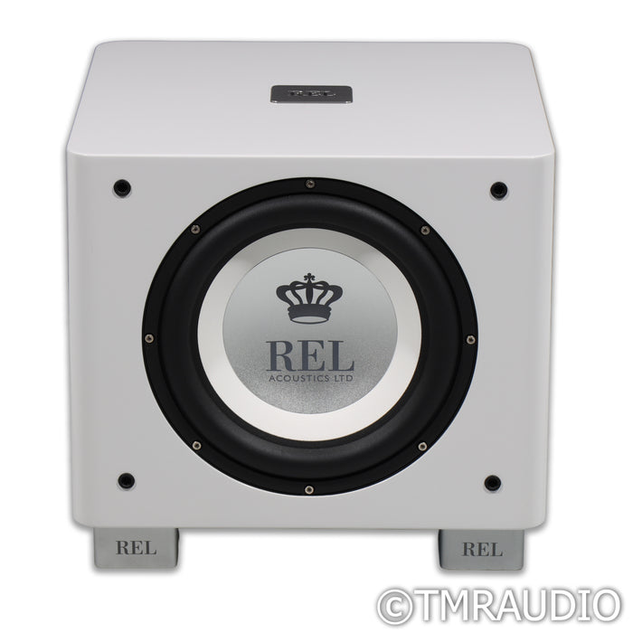 REL Acoustics T/9x 10" Powered Subwoofer; Gloss White