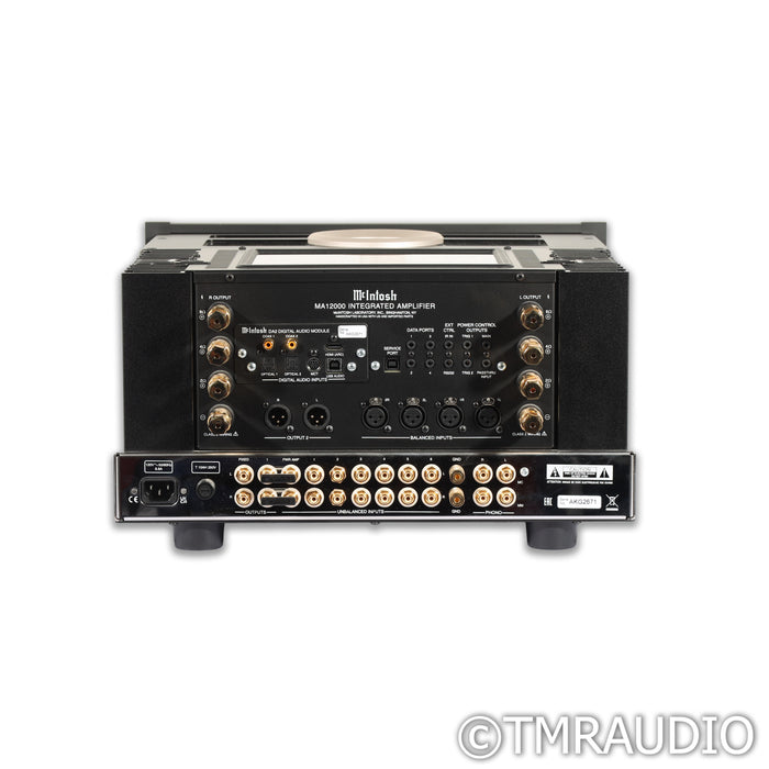 McIntosh MA12000 Stereo Tube Hybrid Integrated Amplifier; MM / MC Phono