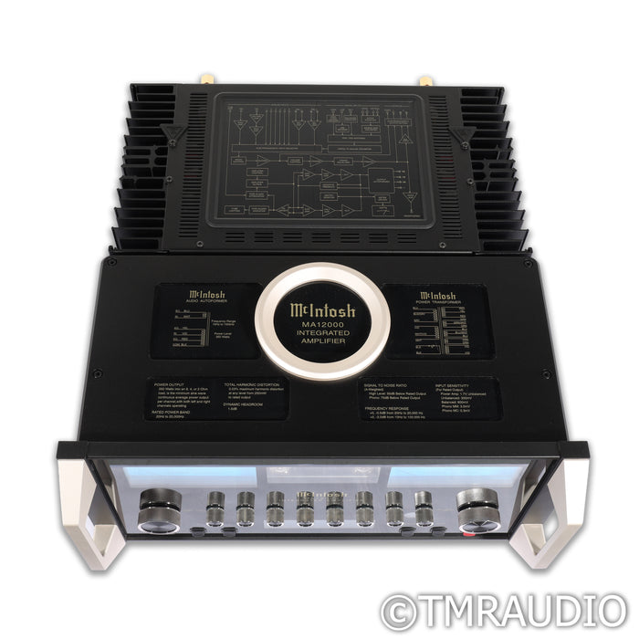 McIntosh MA12000 Stereo Tube Hybrid Integrated Amplifier; MM / MC Phono