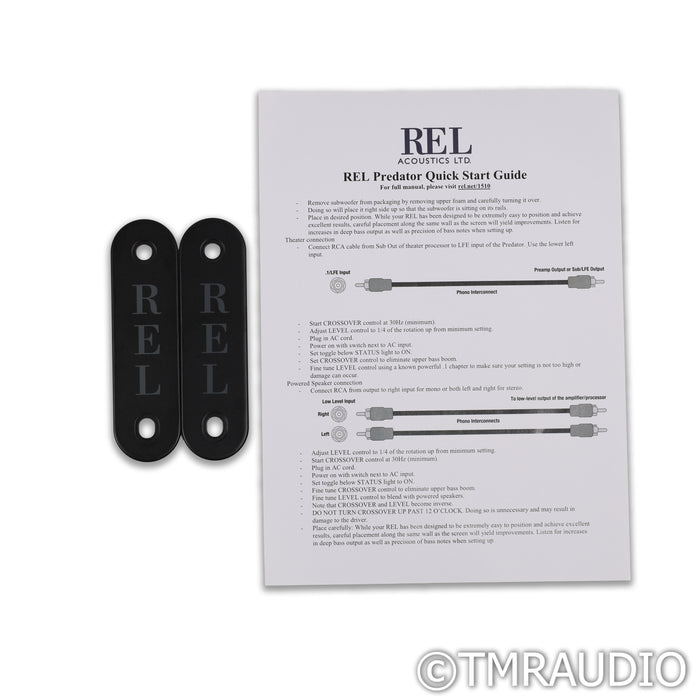 REL Acoustics HT/1510 Predator 15" Powered Subwoofer; Black