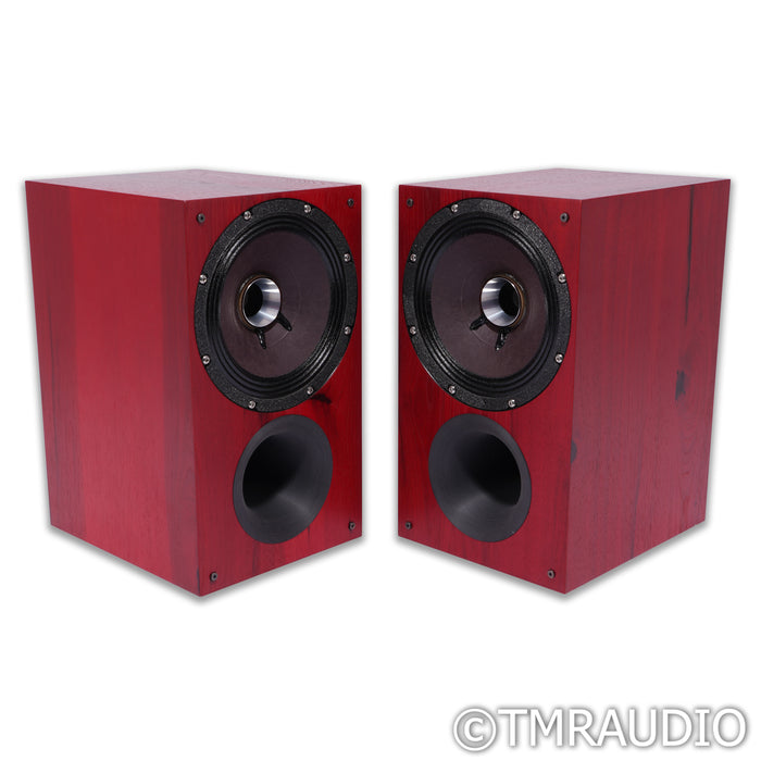 Zu Audio Method Bookshelf Speakers; Ruby Red Hickory Pair