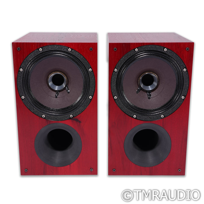 Zu Audio Method Bookshelf Speakers; Ruby Red Hickory Pair