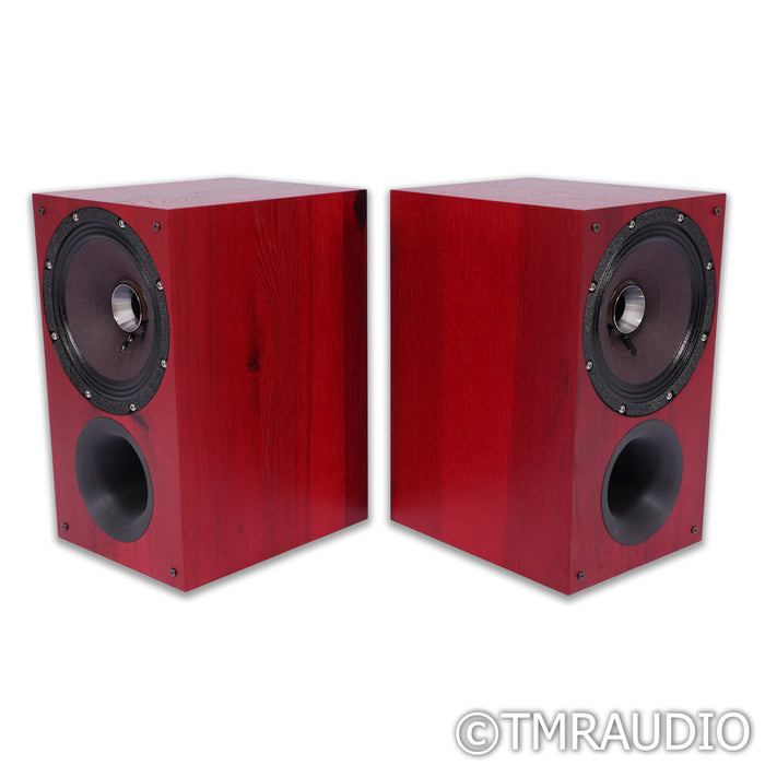 Zu Audio Method Bookshelf Speakers; Ruby Red Hickory Pair