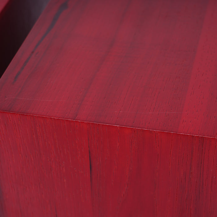 Zu Audio Method Bookshelf Speakers; Ruby Red Hickory Pair