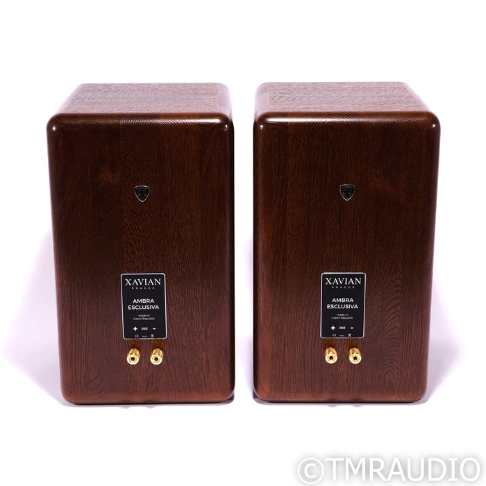 Xavian Ambra Esclusiva Bookshelf Speakers; Cognac Pair