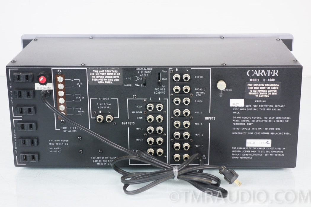 Carver C-4000 Sonic Holography Preamplifier