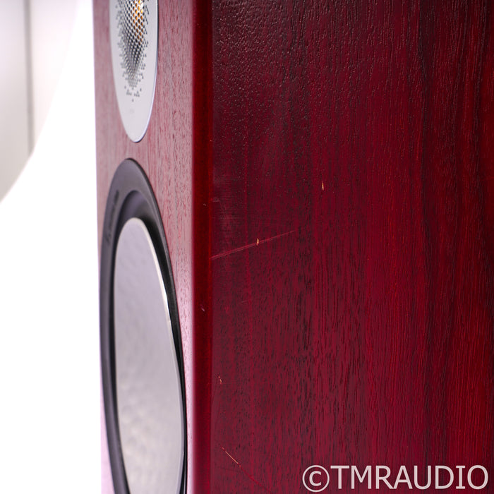 Monitor Audio Silver 100 Bookshelf Speakers; Rosenut Pair (No Grills)
