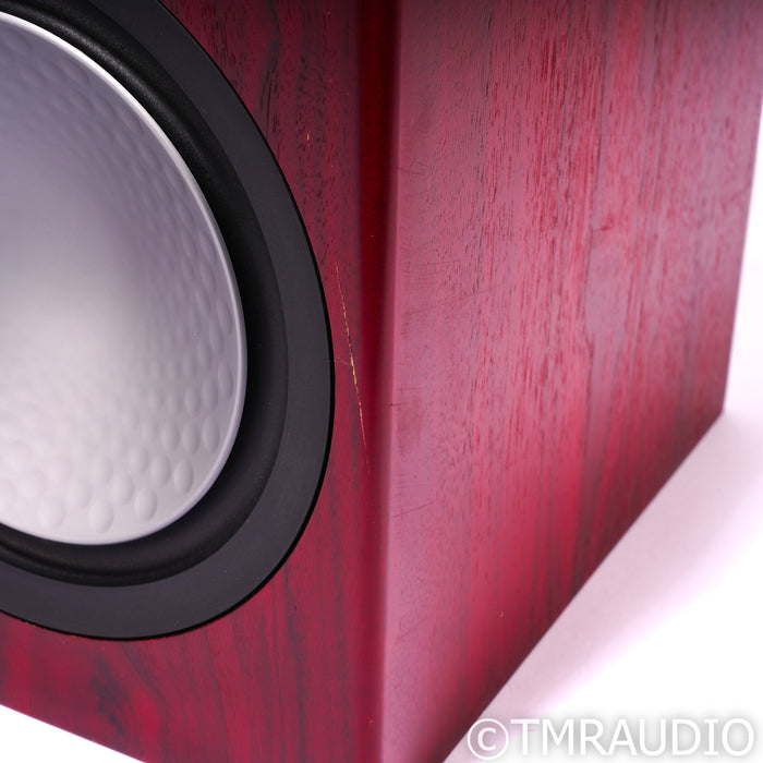 Monitor Audio Silver 100 Bookshelf Speakers; Rosenut Pair (No Grills)