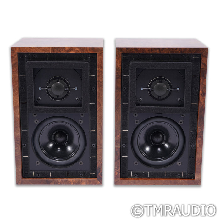 Falcon Acoustics LS3/5A Gold Badge Bookshelf Speakers; Burr Walnut Pair