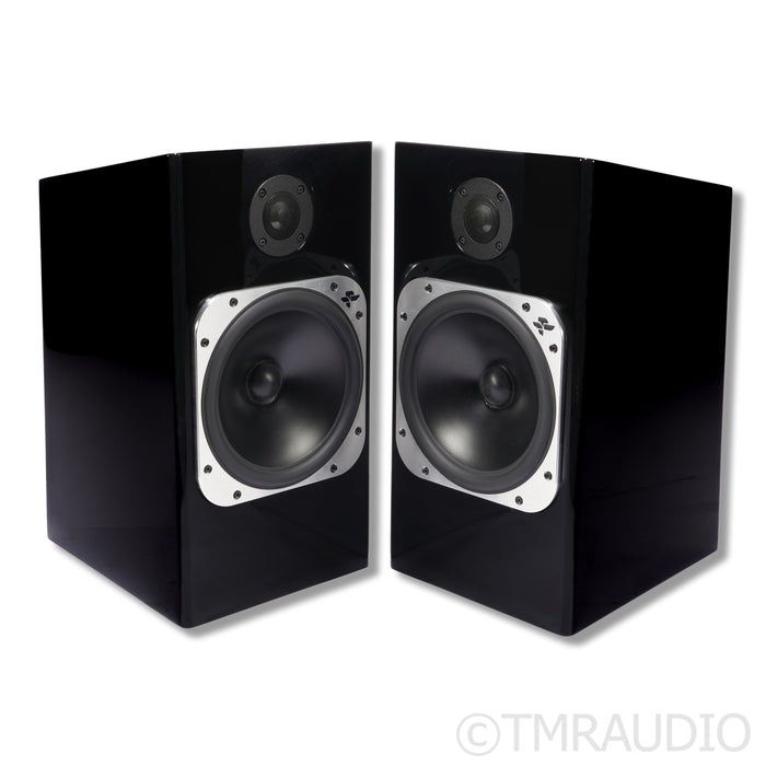 Totem Acoustic Element Fire V1 Bookshelf Speakers; Dusk Black Pair (No Grills)