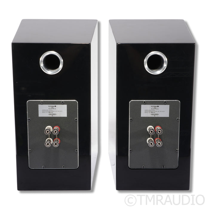 Totem Acoustic Element Fire V1 Bookshelf Speakers; Dusk Black Pair (No Grills)