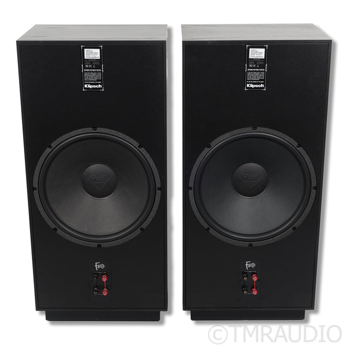 Klipsch Forte IV Floorstanding Speakers; Black Ash Pair