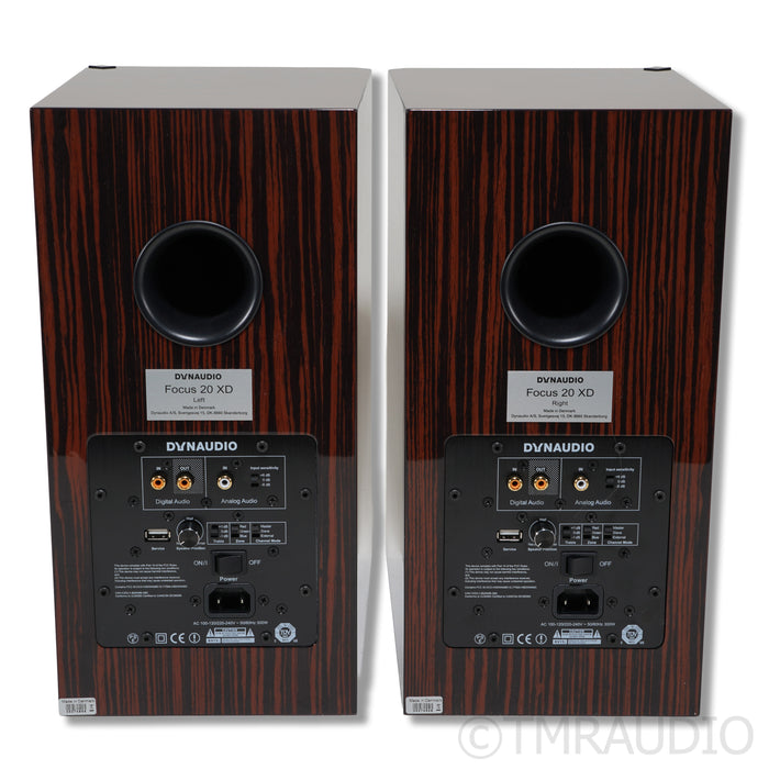 Dynaudio Focus 20 XD Wireless Active Bookshelf Speakers; Rosewood Pair