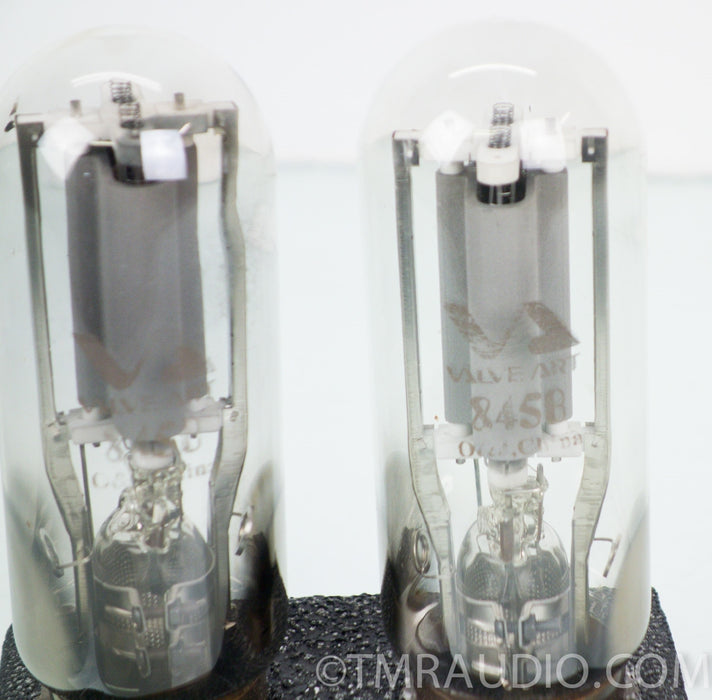 Valve Art 845b Vacuum Tubes in Display Case