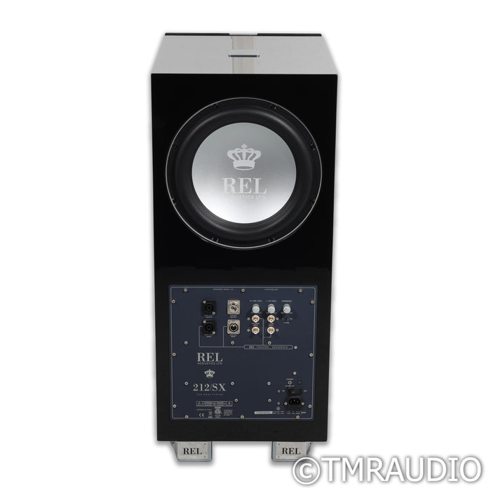 REL Acoustics 212/SX Dual 12" Powered Subwoofer; Piano Black
