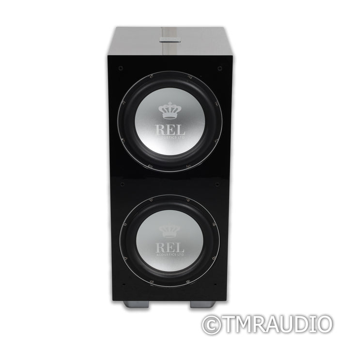 REL Acoustics 212/SX Dual 12" Powered Subwoofer; Piano Black