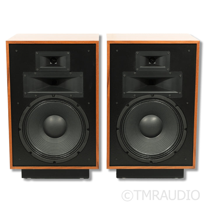 Klipsch Heresy IV Floorstanding Speakers; American Walnut Pair