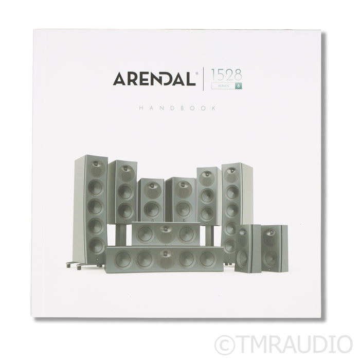 Arendal 1528 Bookshelf 8 Bookshelf Speakers; Basalt Pair