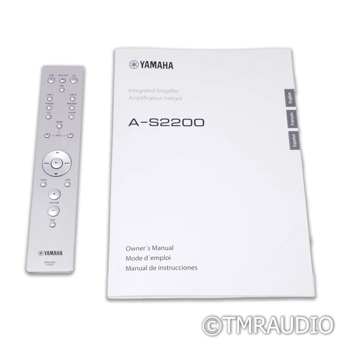 Yamaha A-S2200 Stereo Integrated Amplifier; MM / MC Phono