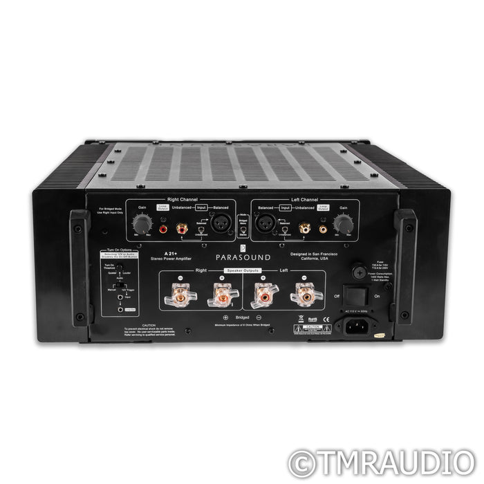 Parasound Halo A21+ Stereo Power Amplifier; A 21+