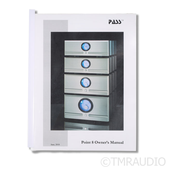 Pass Labs XA30.8 Stereo Power Amplifier (Low Hours)