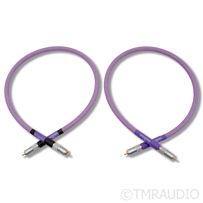 Tubulus Concentus RCA Cables; 0.75m Pair Interconnects