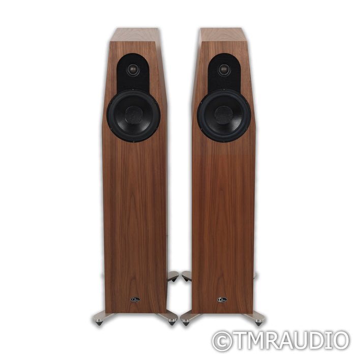 Qln Prestige Three Floorstanding Speakers; Walnut Pair (Display Model)