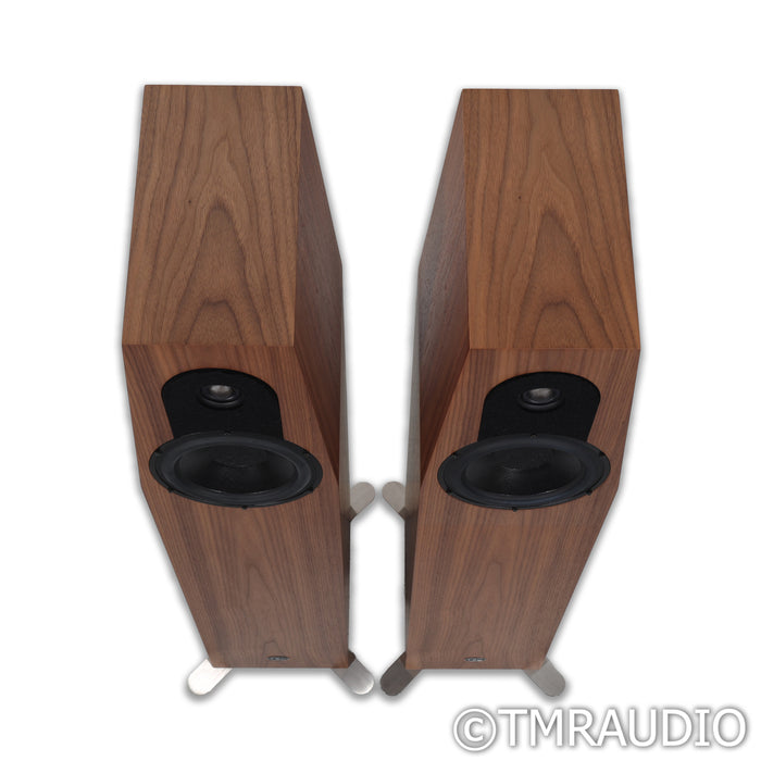 Qln Prestige Three Floorstanding Speakers; Walnut Pair (Display Model)