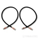 AudioQuest Black Beauty XLR Cables; 1m Pair Balanced Interconnects