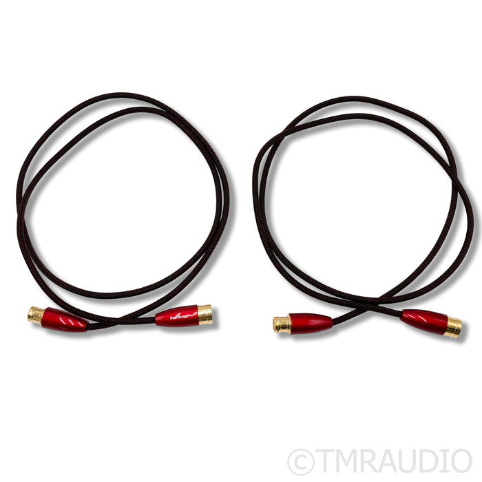 AudioQuest Red River XLR Cables; 1.5m Pair Balanced Interconnects