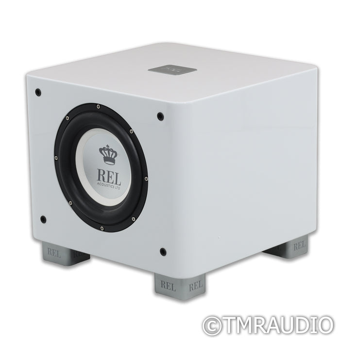 REL Acoustics T/7x Subwoofer; Piano White