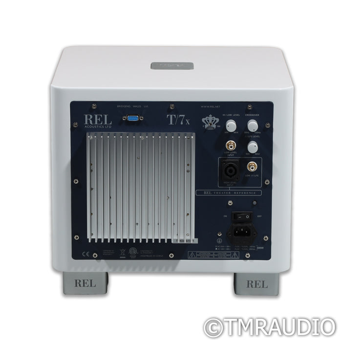 REL Acoustics T/7x Subwoofer; Piano White