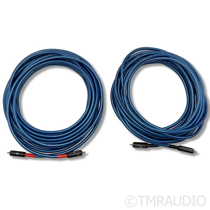 WireWorld Oasis 6 RCA Cables; 26ft Pair Interconnects