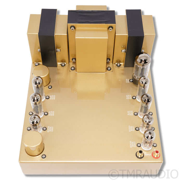 English Acoustics Stereo 21C Stereo Tube Power Amplifier; Gold