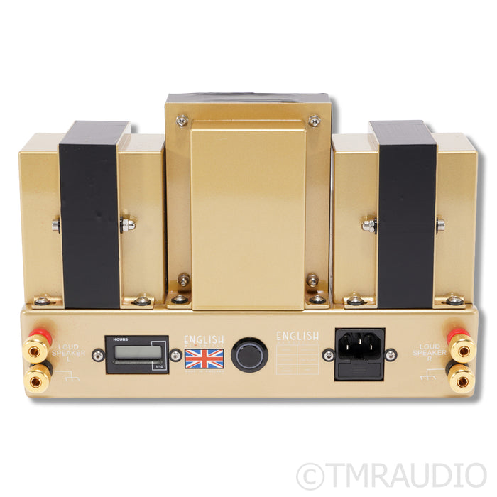 English Acoustics Stereo 21C Stereo Tube Power Amplifier; Gold