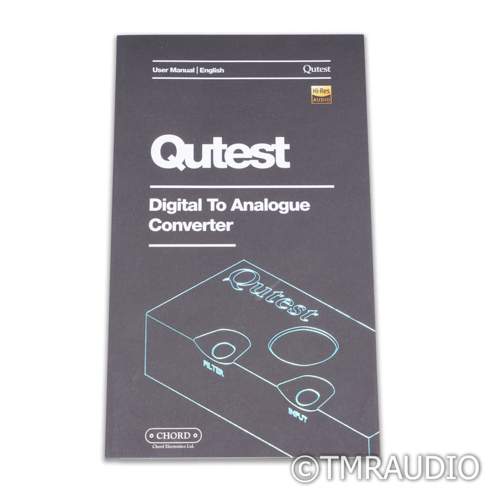 Chord Electronics Qutest DAC; D/A Converter