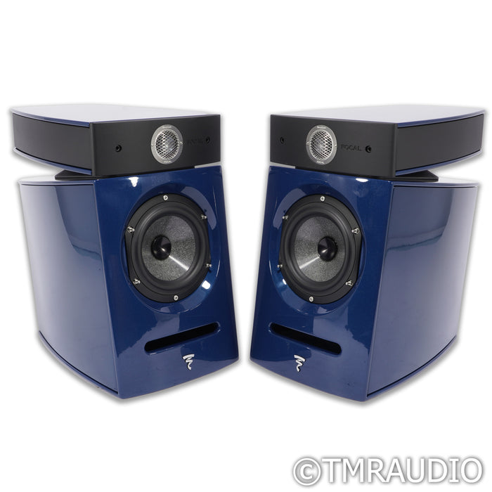 Focal Diablo Utopia Colour Evo Bookshelf Speakers; Metallic Blue Pair (Demo)