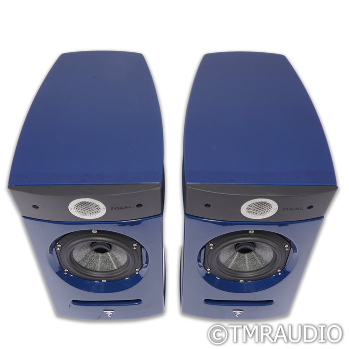 Focal Diablo Utopia Colour Evo Bookshelf Speakers; Metallic Blue Pair (Demo)