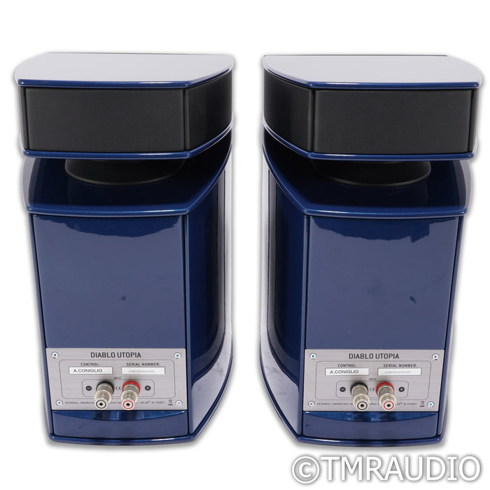 Focal Diablo Utopia Colour Evo Bookshelf Speakers; Metallic Blue Pair (Demo)